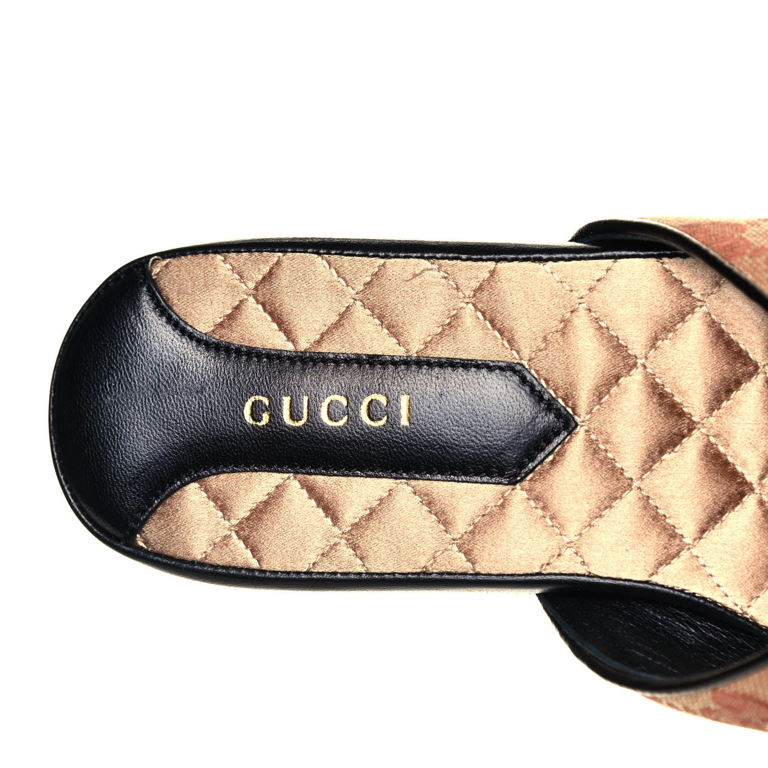 Gucci X MLB Monogram NY Yankees Embroidered Womens GG Slippers 38.5 Beige Ruggine 7 of 8