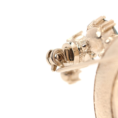 Chanel Crystal CC Brooch Gold Multicolor 4 of 7