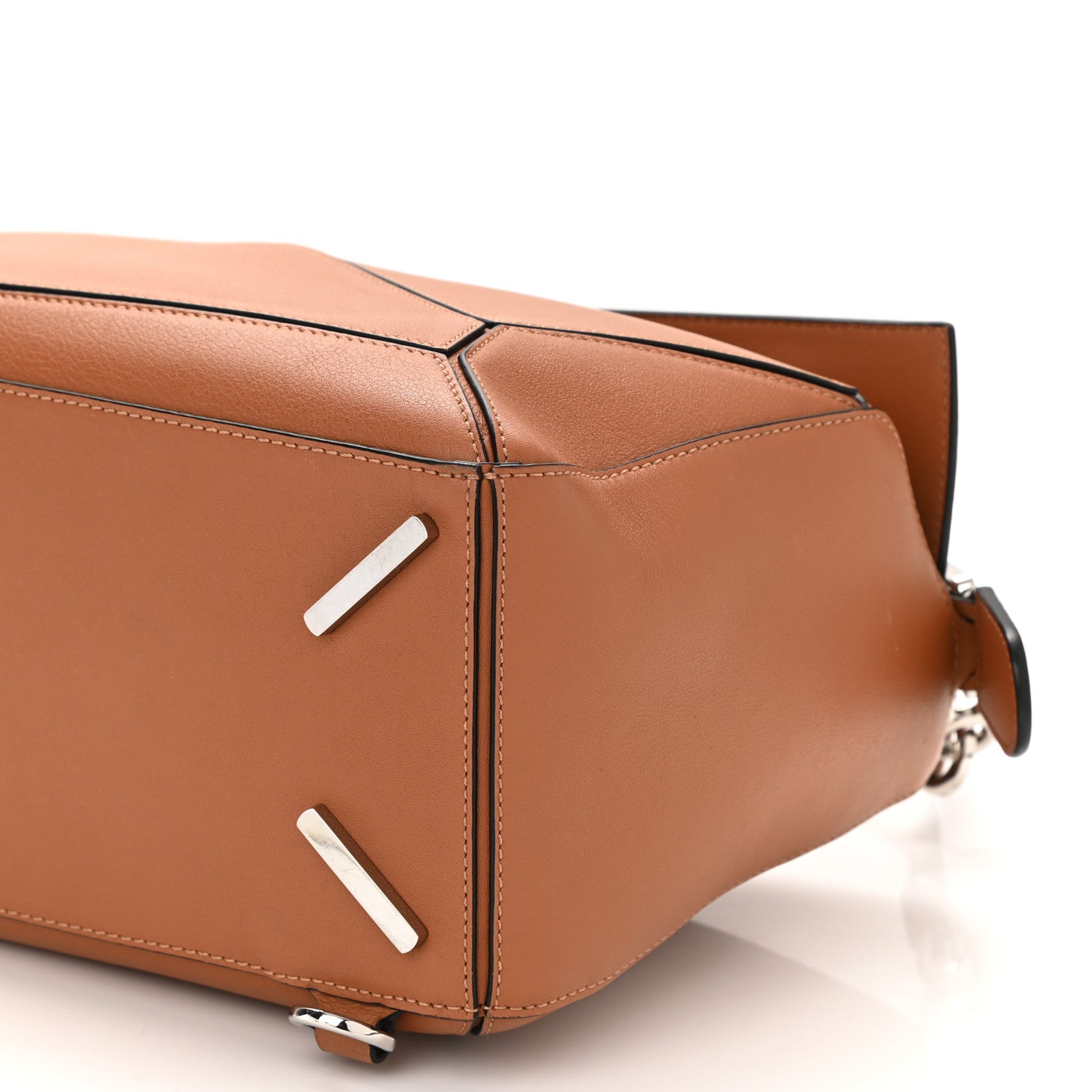 Loewe Calfskin Medium Puzzle Bag Tan 9 of 10
