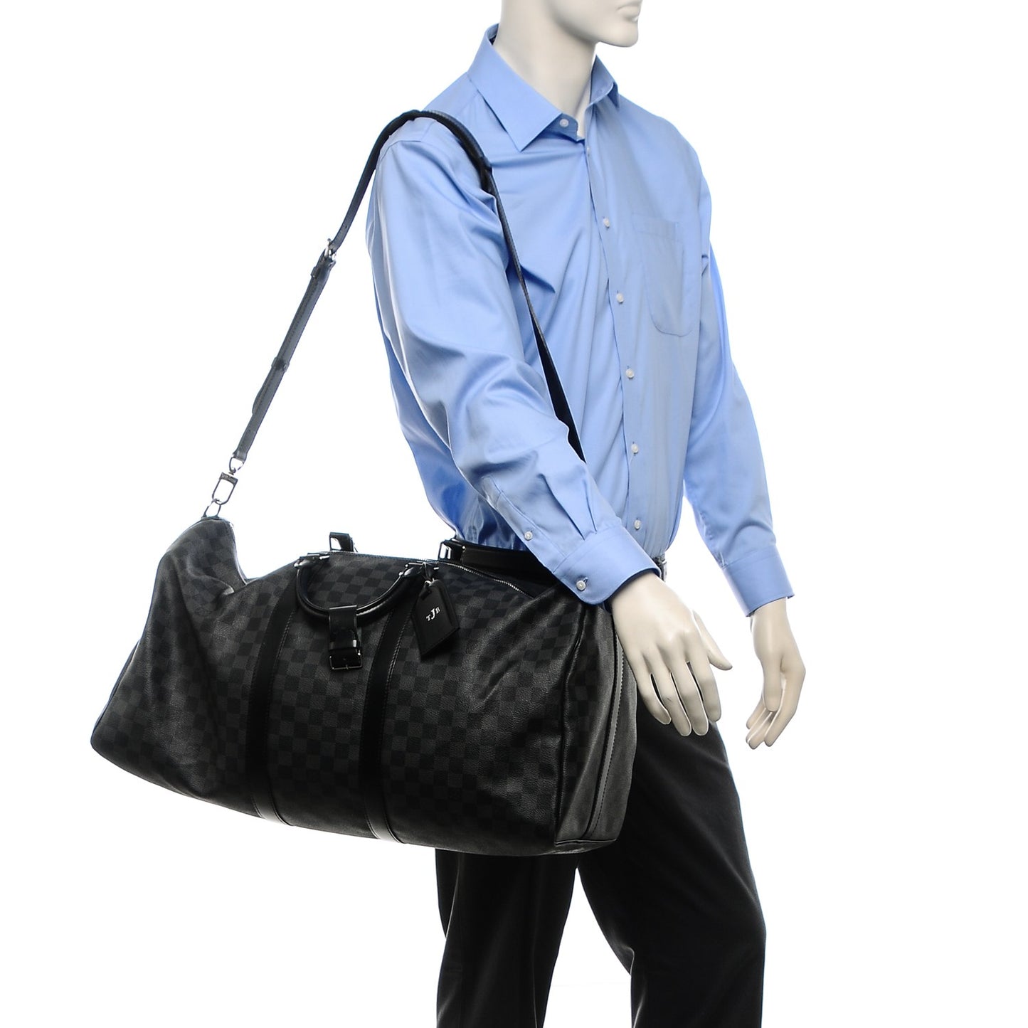 Damier Graphite Keepall Bandouliere 55