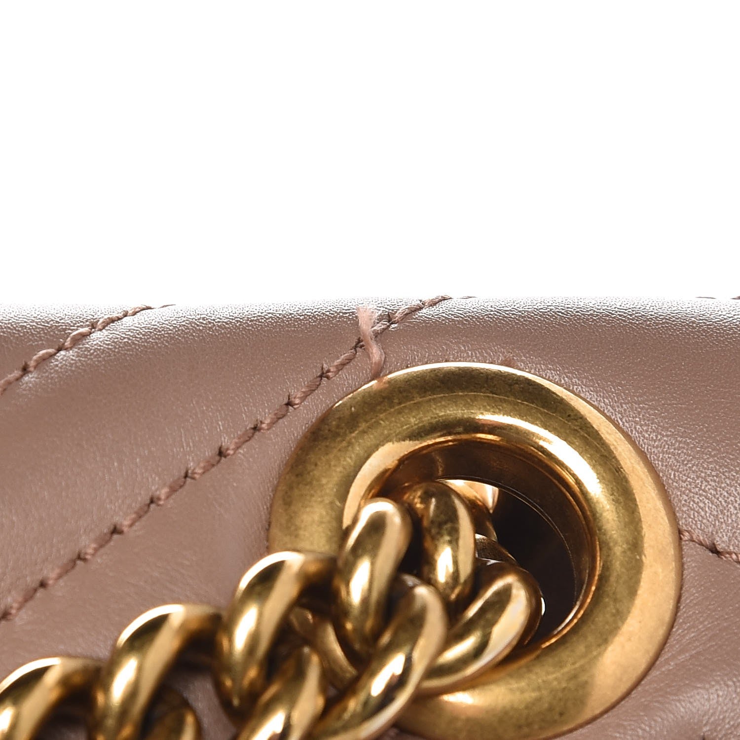Gucci Calfskin Matelasse Medium GG Marmont Shoulder Bag Porcelain Rose 11 of 13