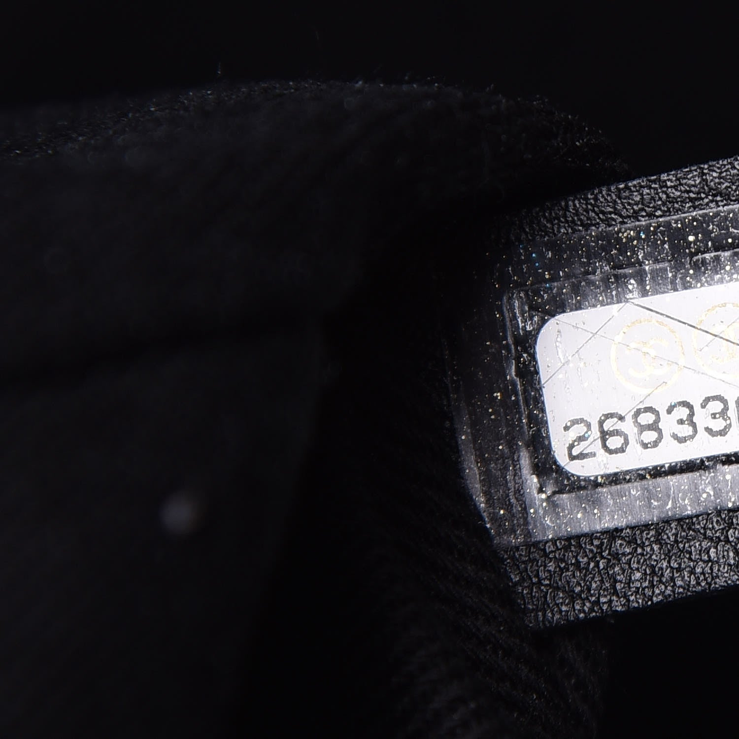 Chanel Woven Straw Raffia Small Deauville Tote Black 7 of 7