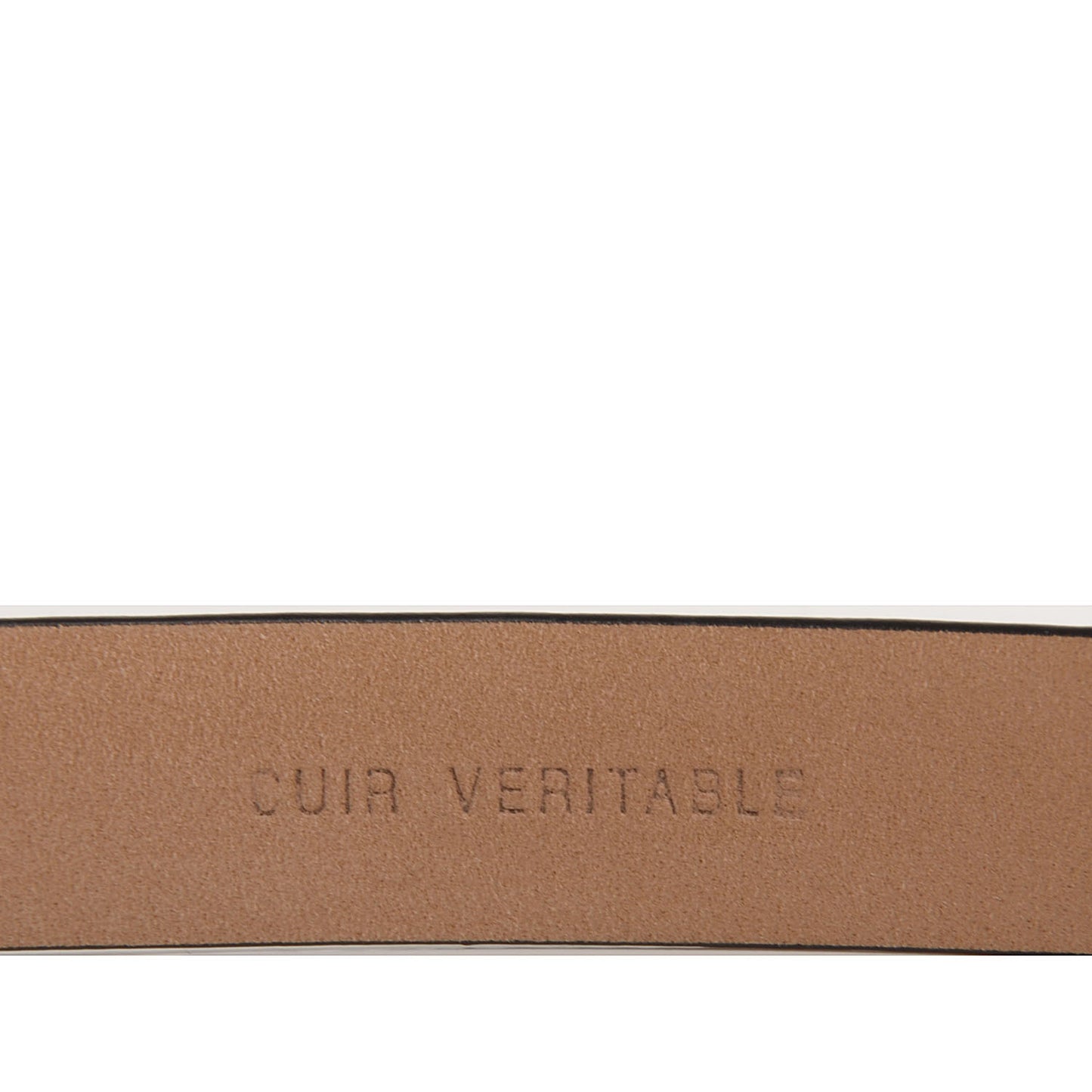 Caviar CC Logo Skinny Belt 75 30 Black