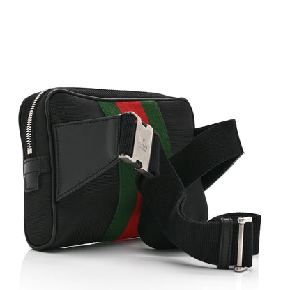 Gucci Canvas Web Slim Belt Bag Black 3 of 11