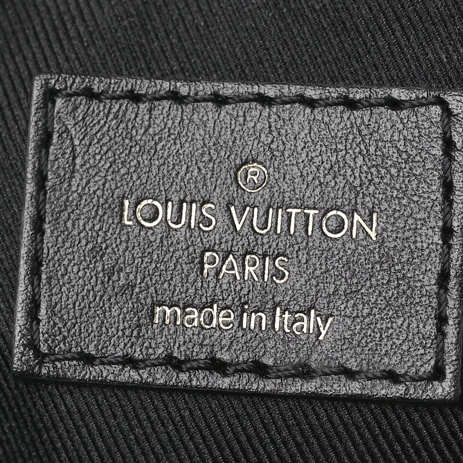 Louis Vuitton Damier Ebene Odeon Tote MM Black 6 of 13