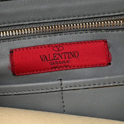 Valentino Garavani Vitello Medium Rockstud Tote Grey 6 of 16