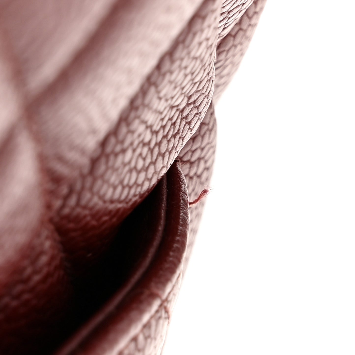 Caviar Quilted Medallion Tote Bordeaux