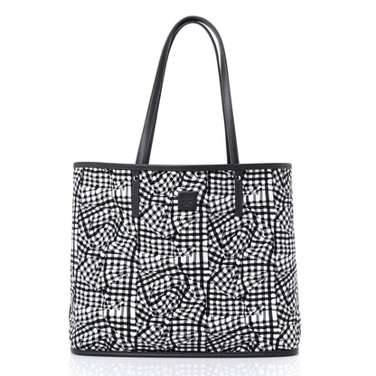 MCM Visetos Medium Project Reversible Shopper Tote Phantom Grey 6 of 8