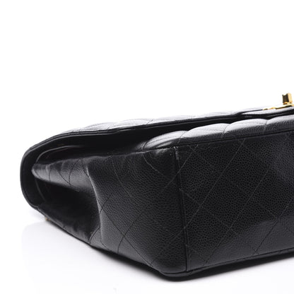 Chanel Caviar Quilted Maxi Double Flap Black 8 of 11