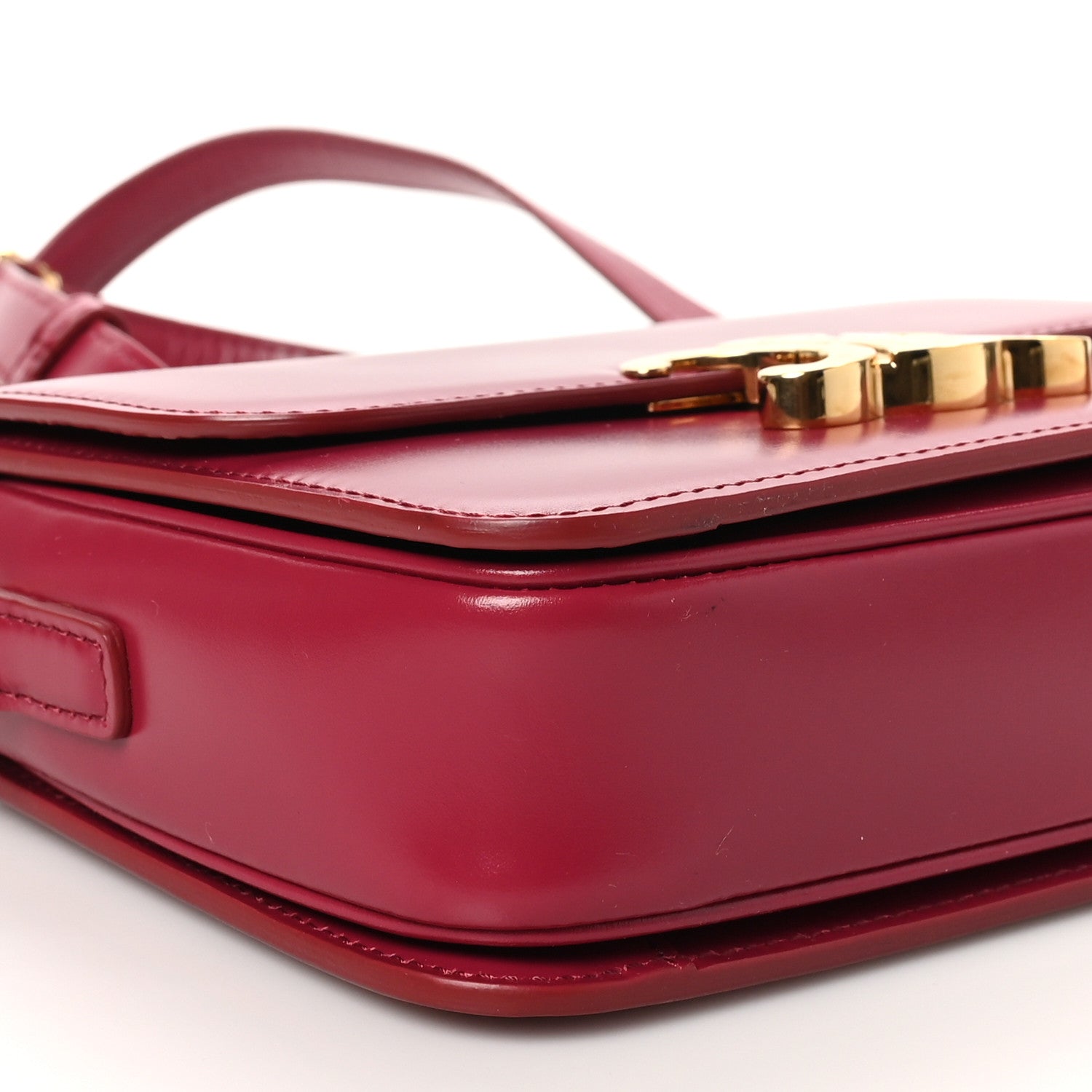 Celine Shiny Calfskin Teen Triomphe Carmin 8 of 9