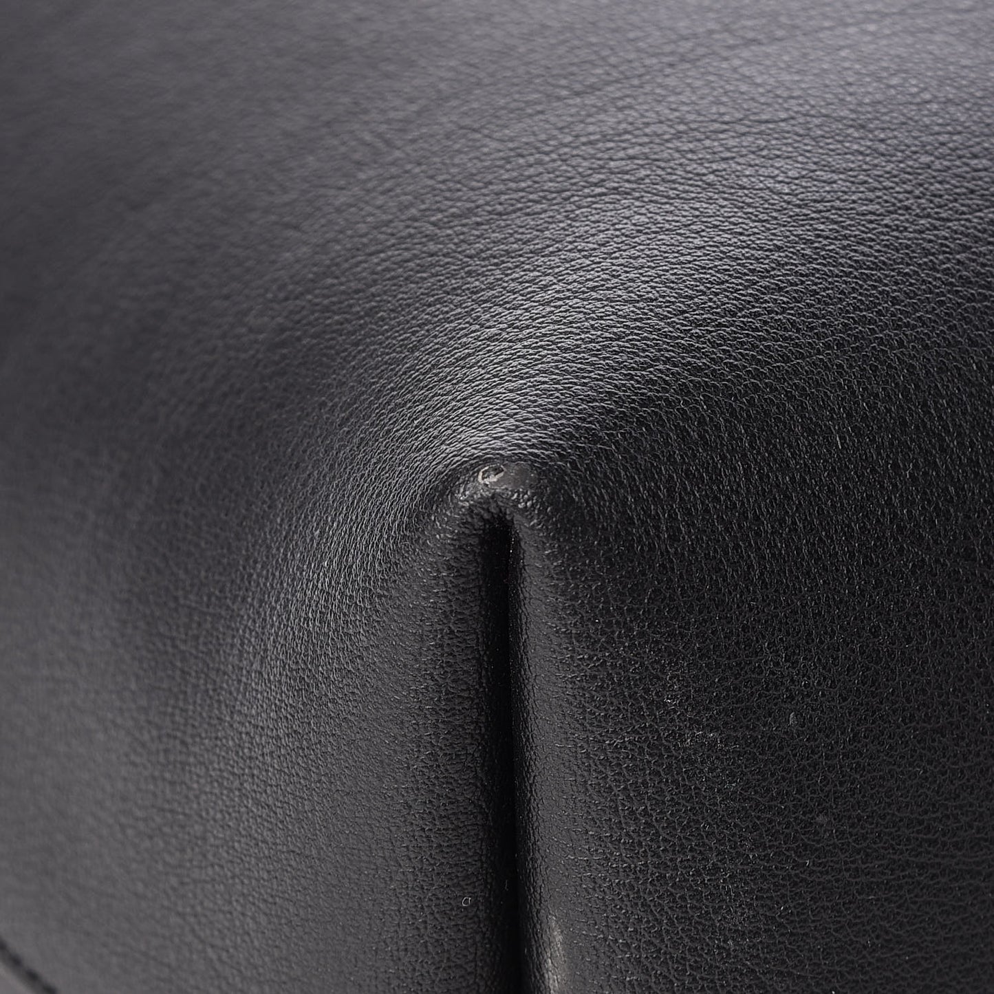 Calfskin Large Shopping Tote Black