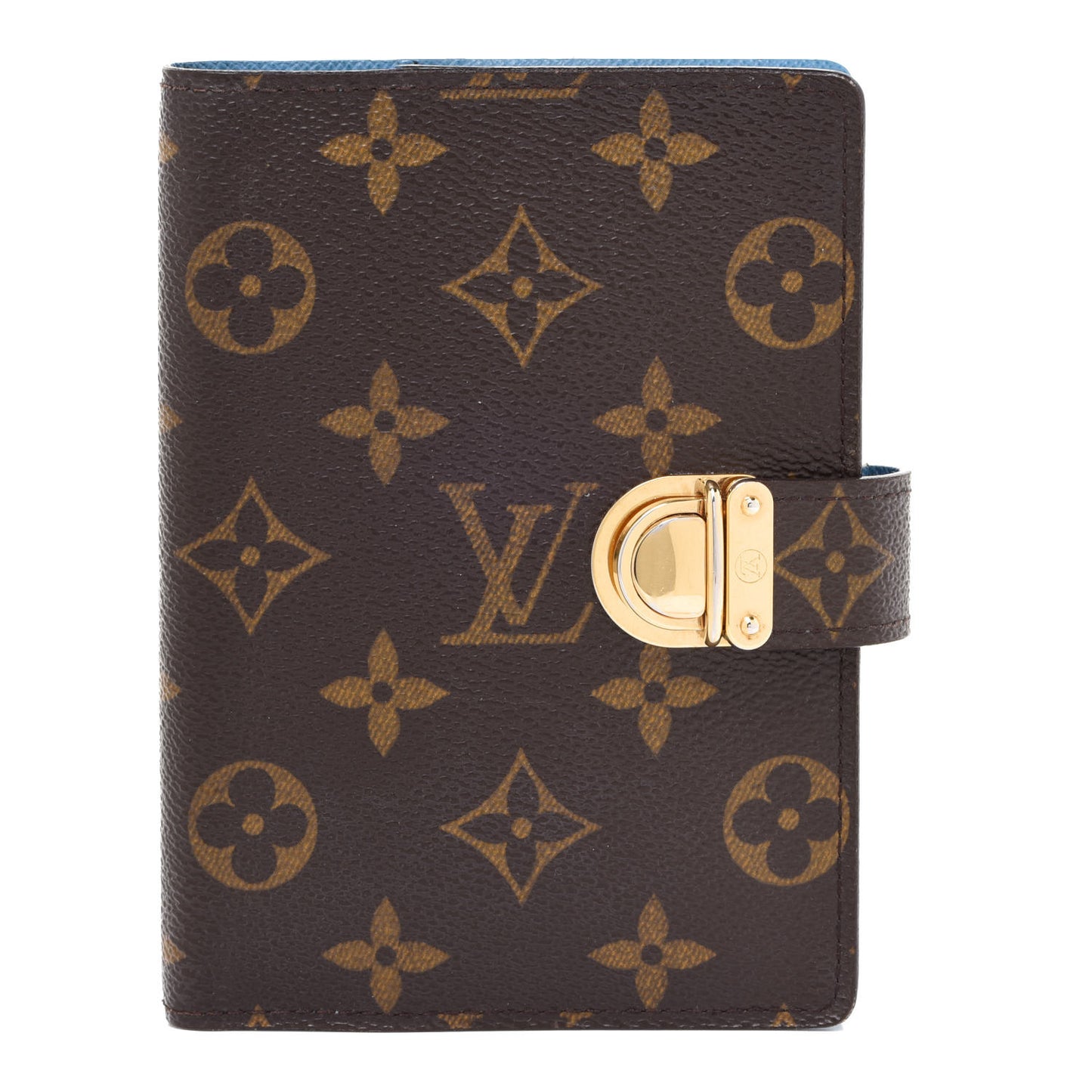 Monogram Koala Small Ring Agenda Cover Blue