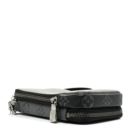 Louis Vuitton Monogram Eclipse Reverse Double Phone Pouch 4 of 10