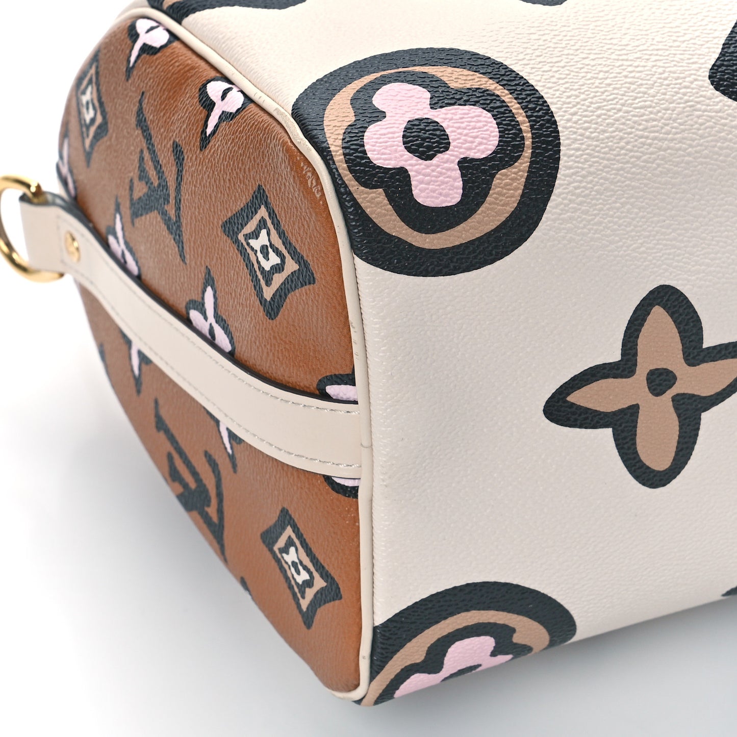 Monogram Giant Wild At Heart Speedy Bandouliere 25 Creme
