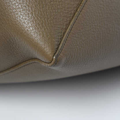Celine Soft Grained Calfskin Small Belt Cabas Phantom Taupe 15 of 18