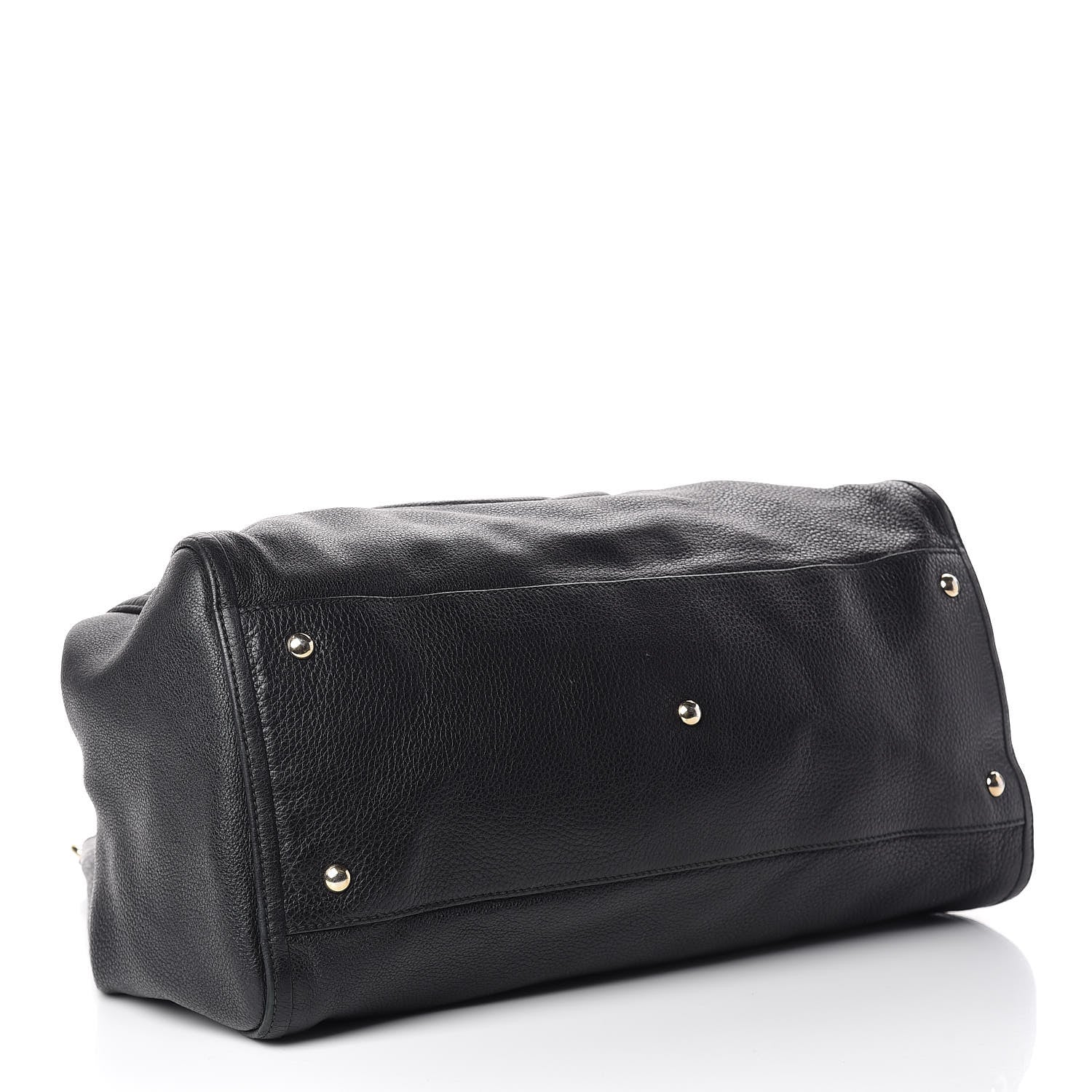 Gucci Pebbled Calfskin Large Soho Shoulder Bag Black 4 of 17