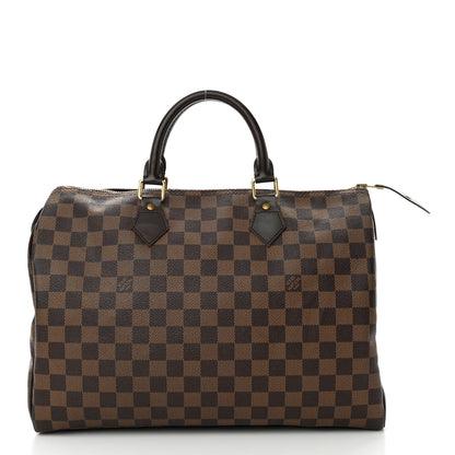 Louis Vuitton Damier Ebene Speedy 35 1 of 12