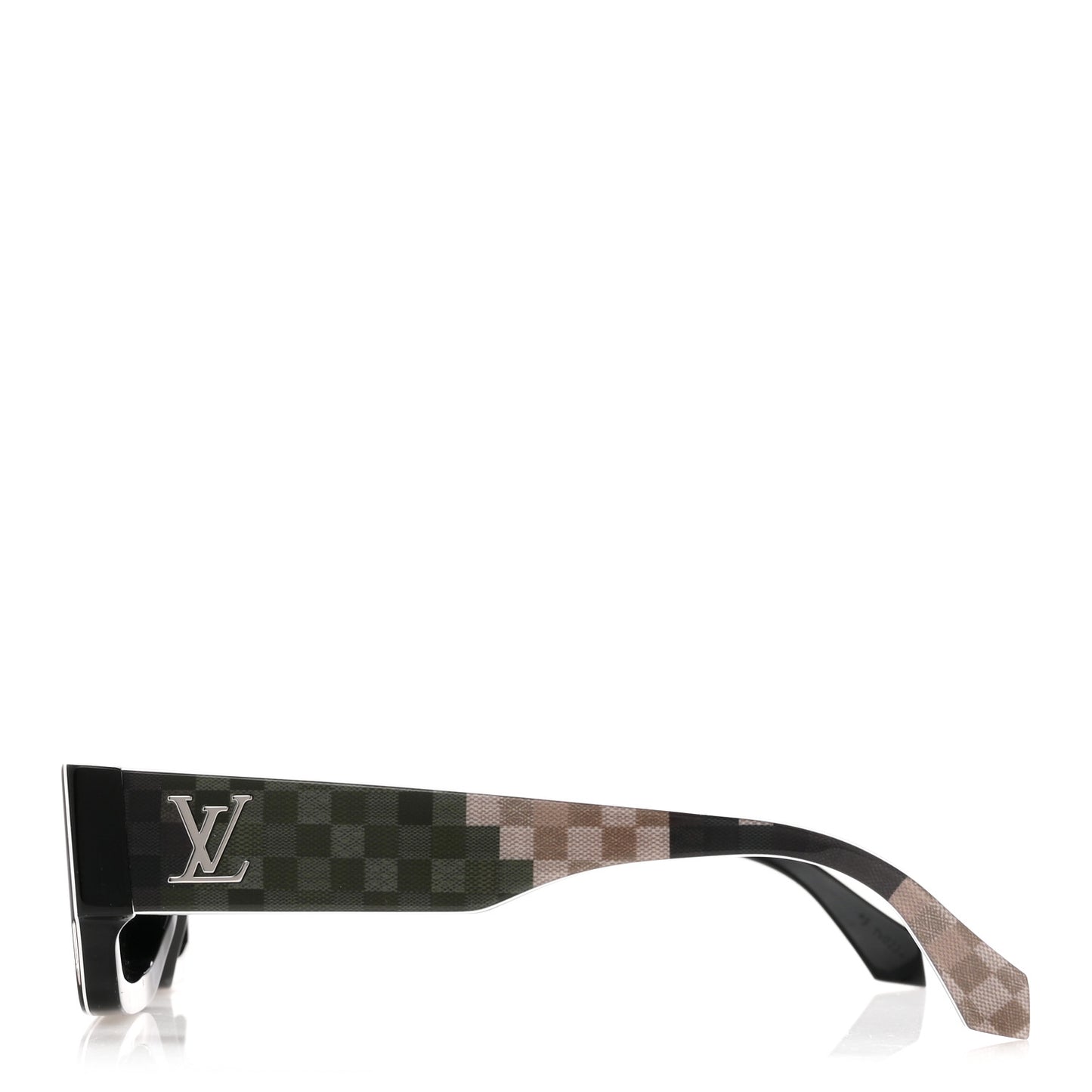 Acetate Damier Camouflage LV Clash Sunglasses Z2395W