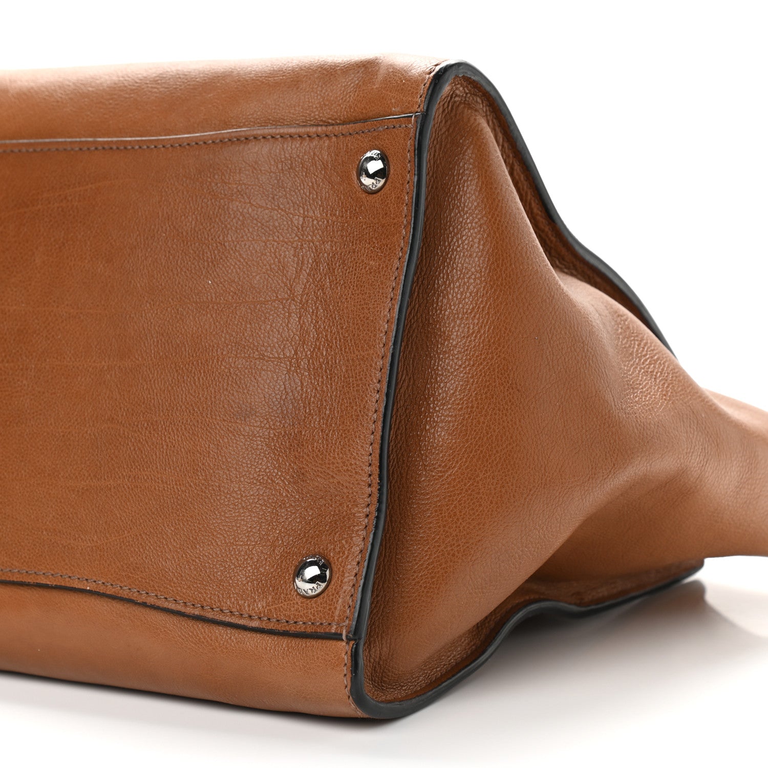 Prada Glace Calf Twin Pocket Tote Cannella 10 of 16