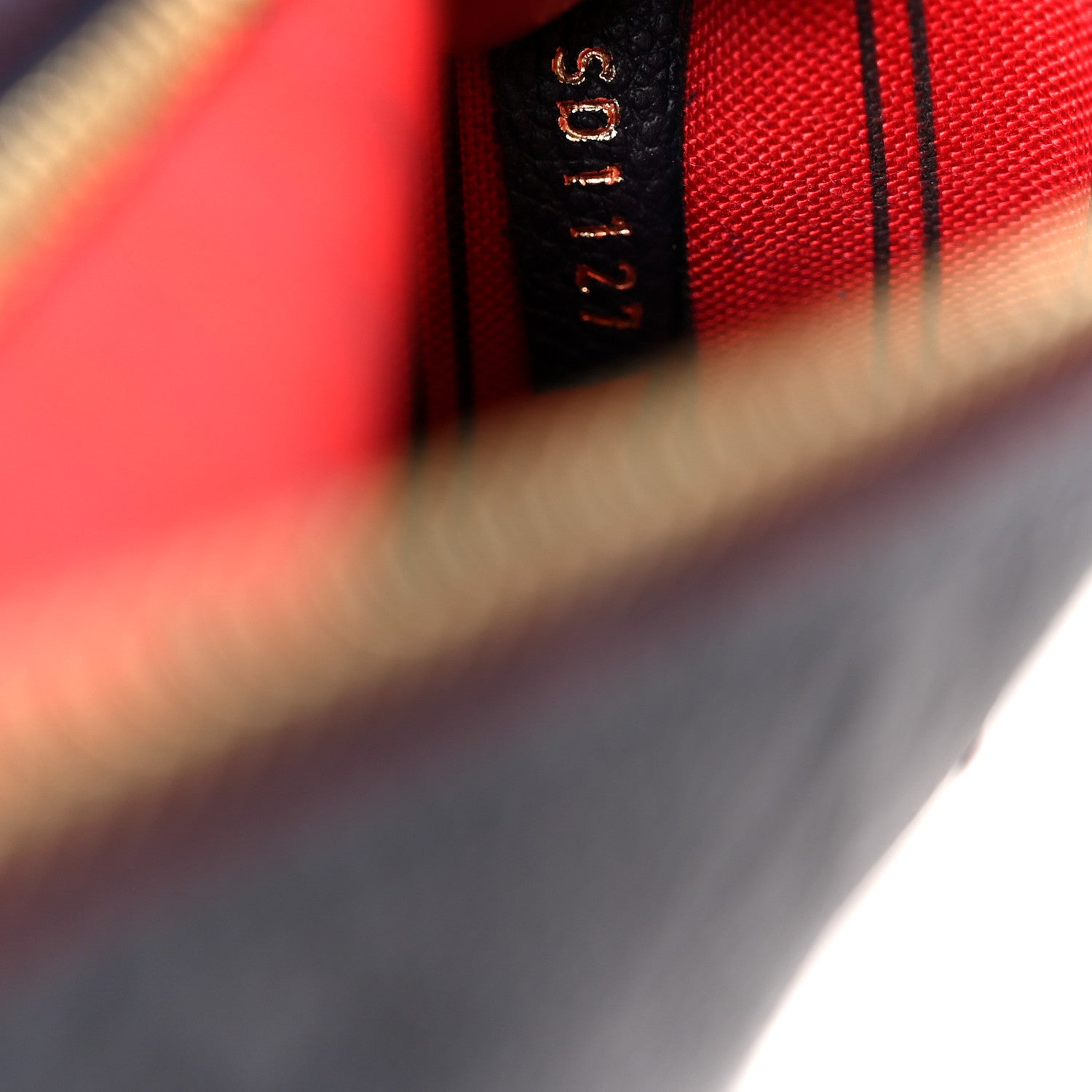 Louis Vuitton Empreinte Pochette Metis Marine Rouge 9 of 12