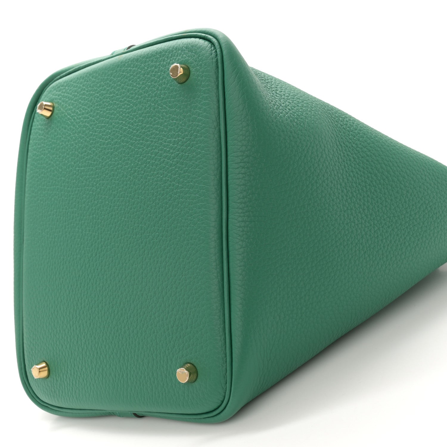 Hermes Taurillon Clemence Picotin Lock 22 MM Vert Vertigo 10 of 10