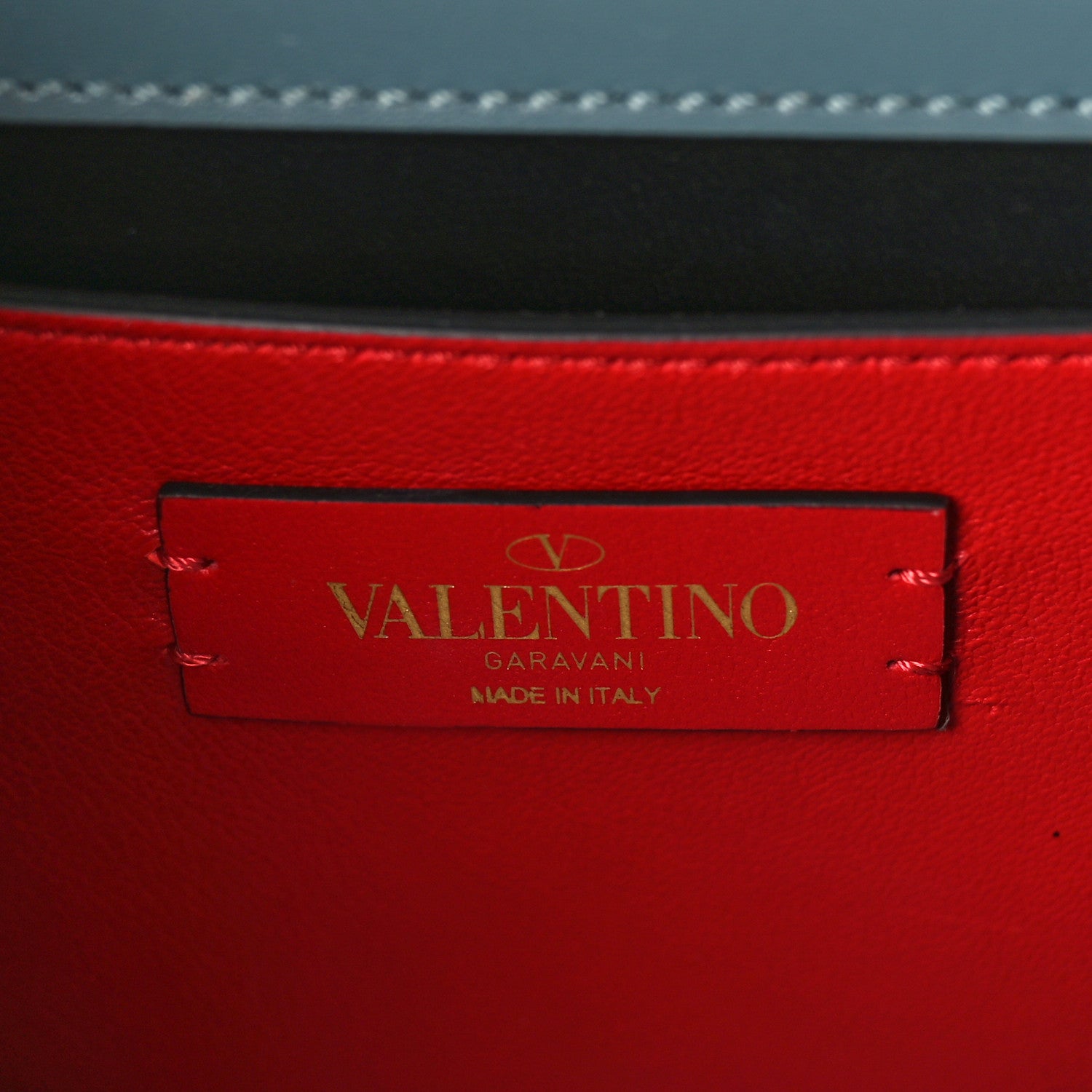 Valentino Garavani Calfskin Large VSling Shoulder Bag Saddle Amadeus 5 of 7