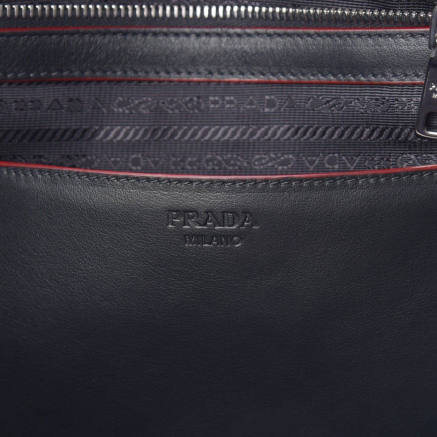 City Calf Sport Tote Black Rosso