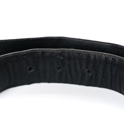 Chanel Metal Calfskin Clover Belt 85 34 Gold 4 of 8