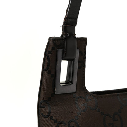 Gucci Nylon Monogram Flat Messenger Bag Brown 11 of 18