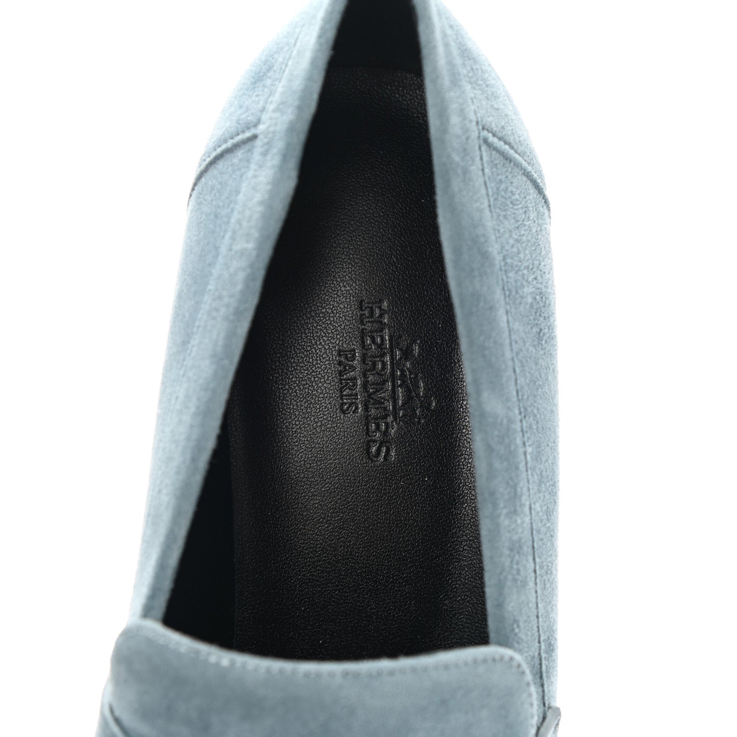 Suede Goatskin Womens Foch 60 Pump 39 Bleu Pinede