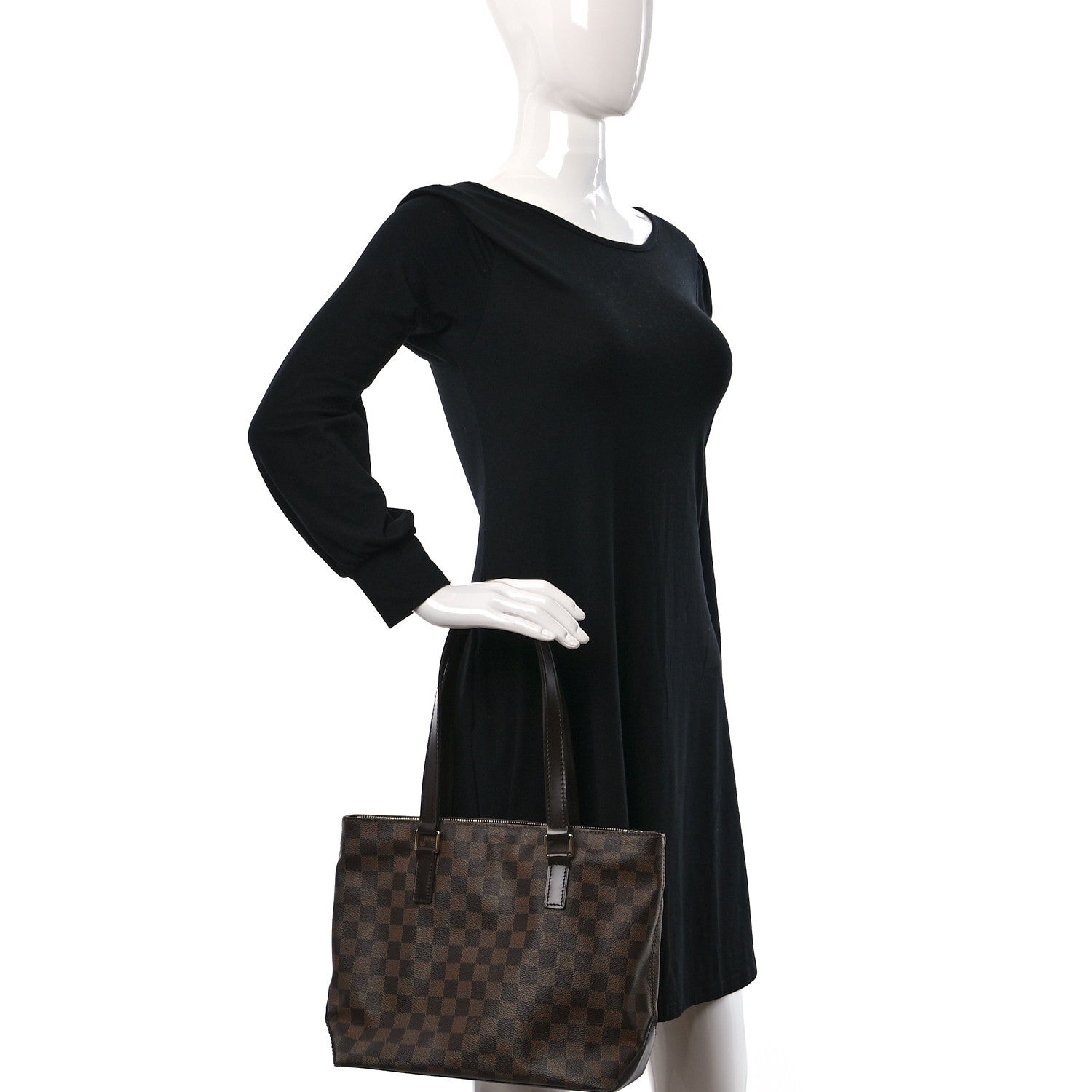 Louis Vuitton Damier Ebene Cabas Piano 2 of 10