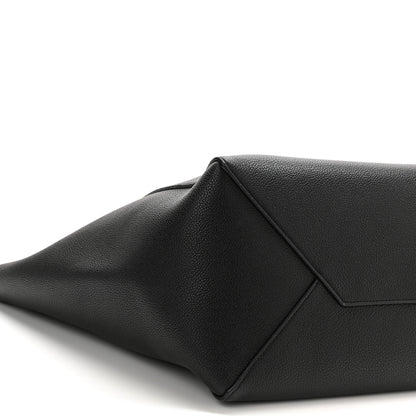 Celine Soft Grained Calfskin Medium Belt Cabas Phantom Black 7 of 8