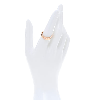 Hermes 18K Rose Gold Diamond PM Kelly Ring 56 7.75 2 of 5