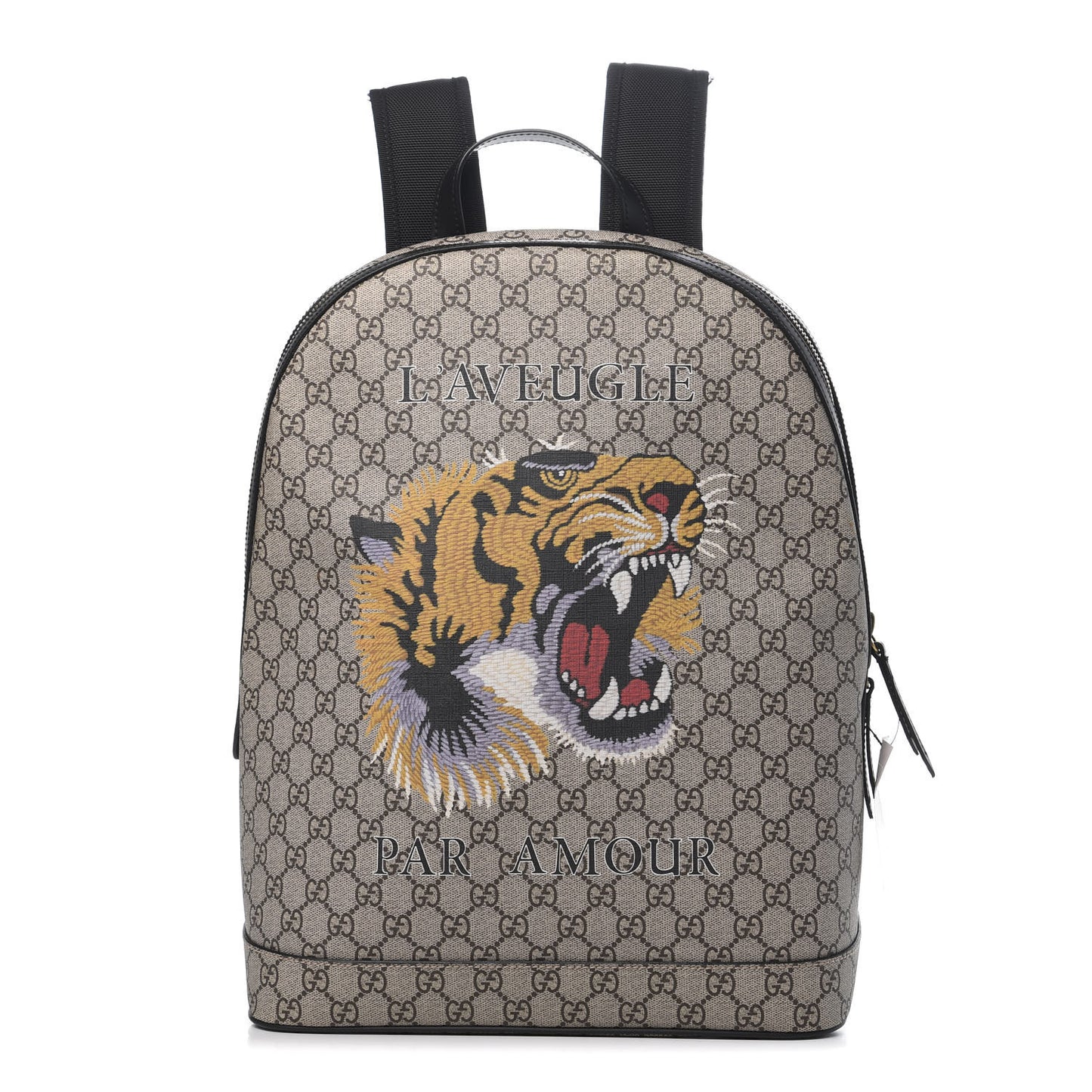 GG Supreme Monogram L'Aveugle Par Amour Print Dome Backpack