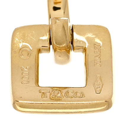 Tiffany 18K Yellow Gold Square Door Knocker Earrings 4 of 4