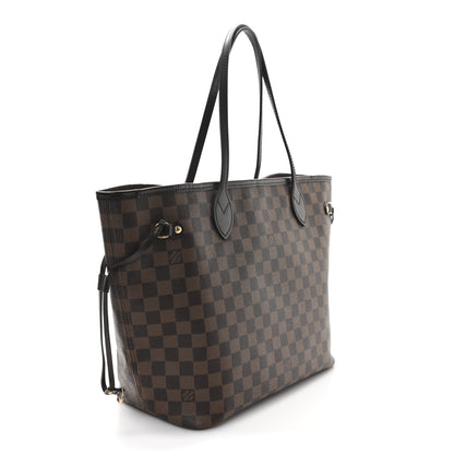 Louis Vuitton Damier Ebene Neo Neverfull MM Rose Ballerine 4 of 12