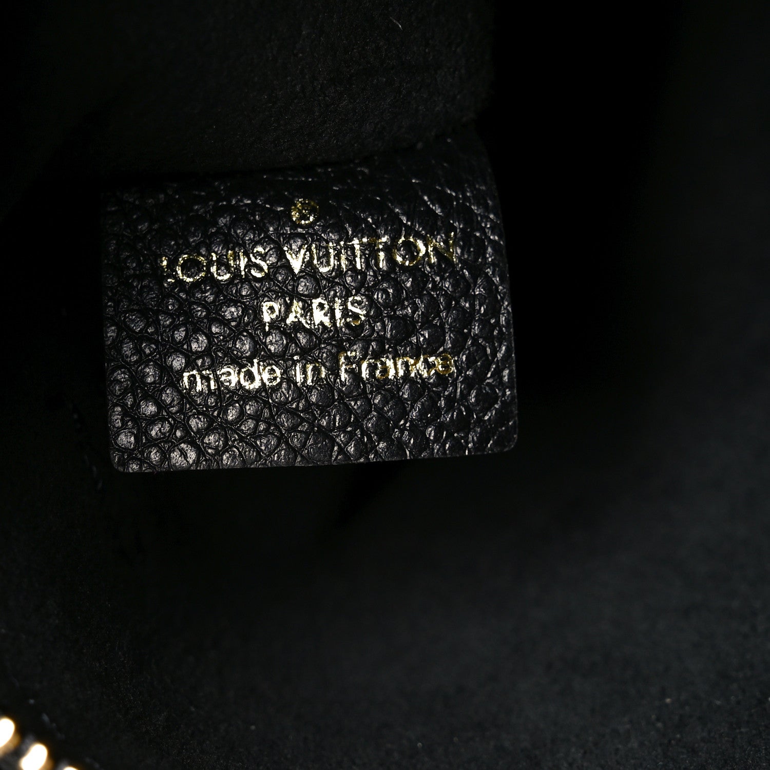 Louis Vuitton Empreinte Monogram Giant Neverfull MM Pochette Black Beige 6 of 6