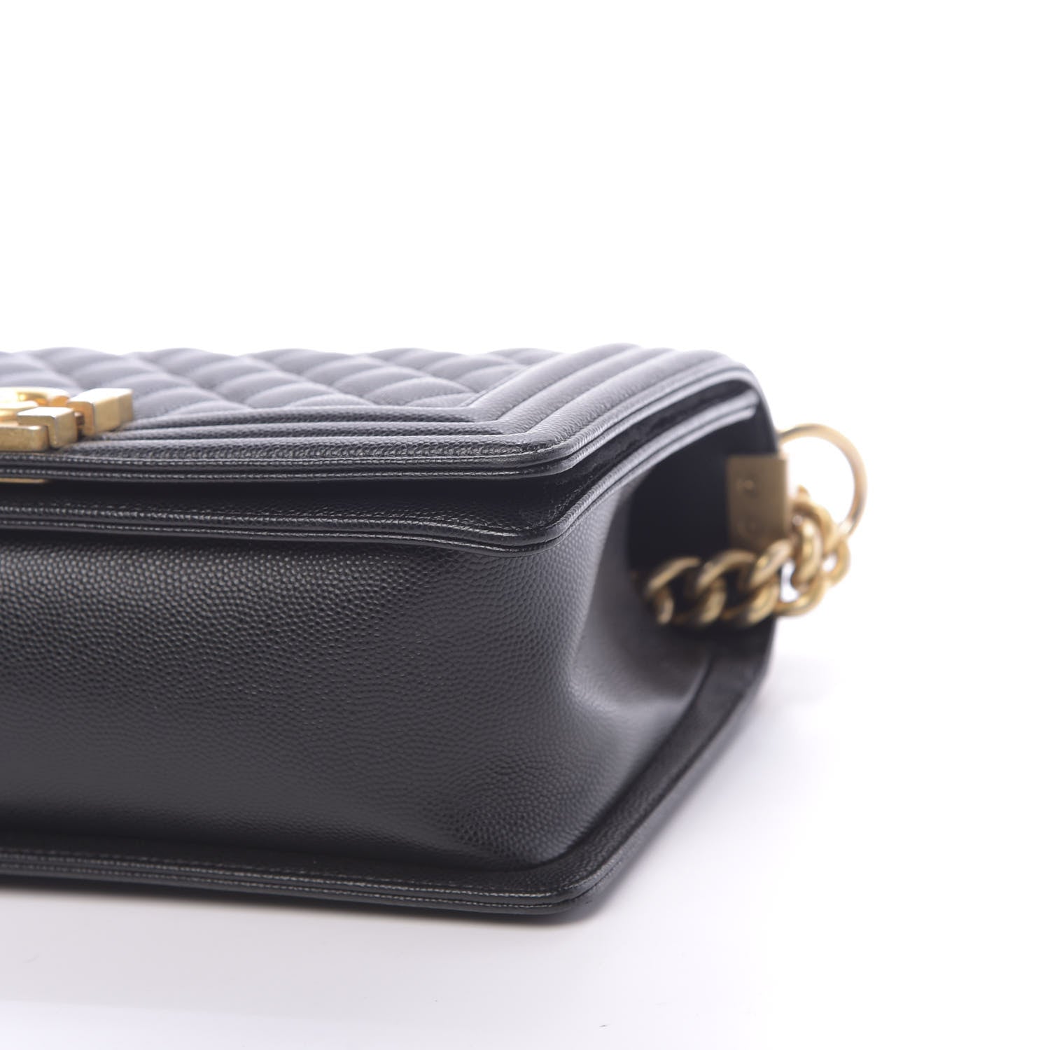 Chanel Caviar Quilted Medium Boy Flap Black 9 of 13