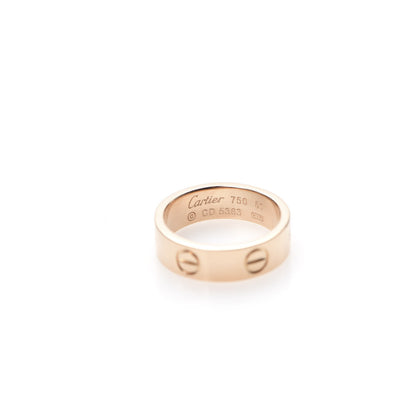 Cartier 18K Pink Gold 5.5mm LOVE Ring 51 5.75 4 of 4