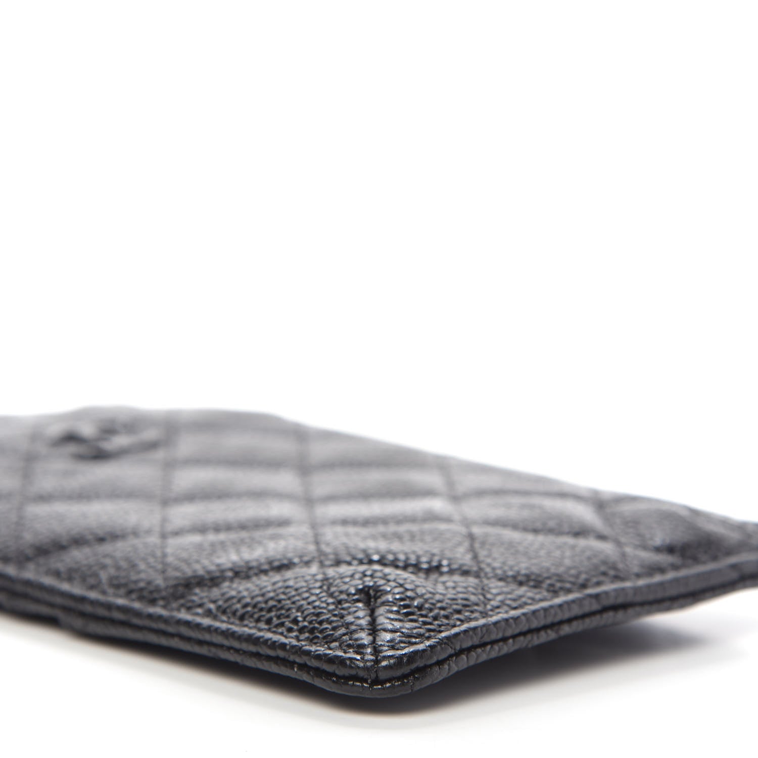 Chanel Caviar Quilted Classic Flat Wallet Pouch So Black 6 of 10