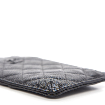 Chanel Caviar Quilted Classic Flat Wallet Pouch So Black 6 of 10