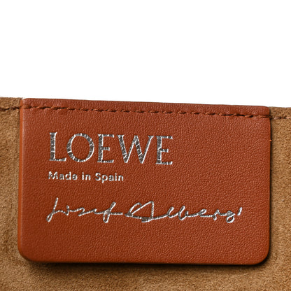 Loewe x Albers Calfskin Medium Puzzle Fold Tote Caramel Bright Green 6 of 11