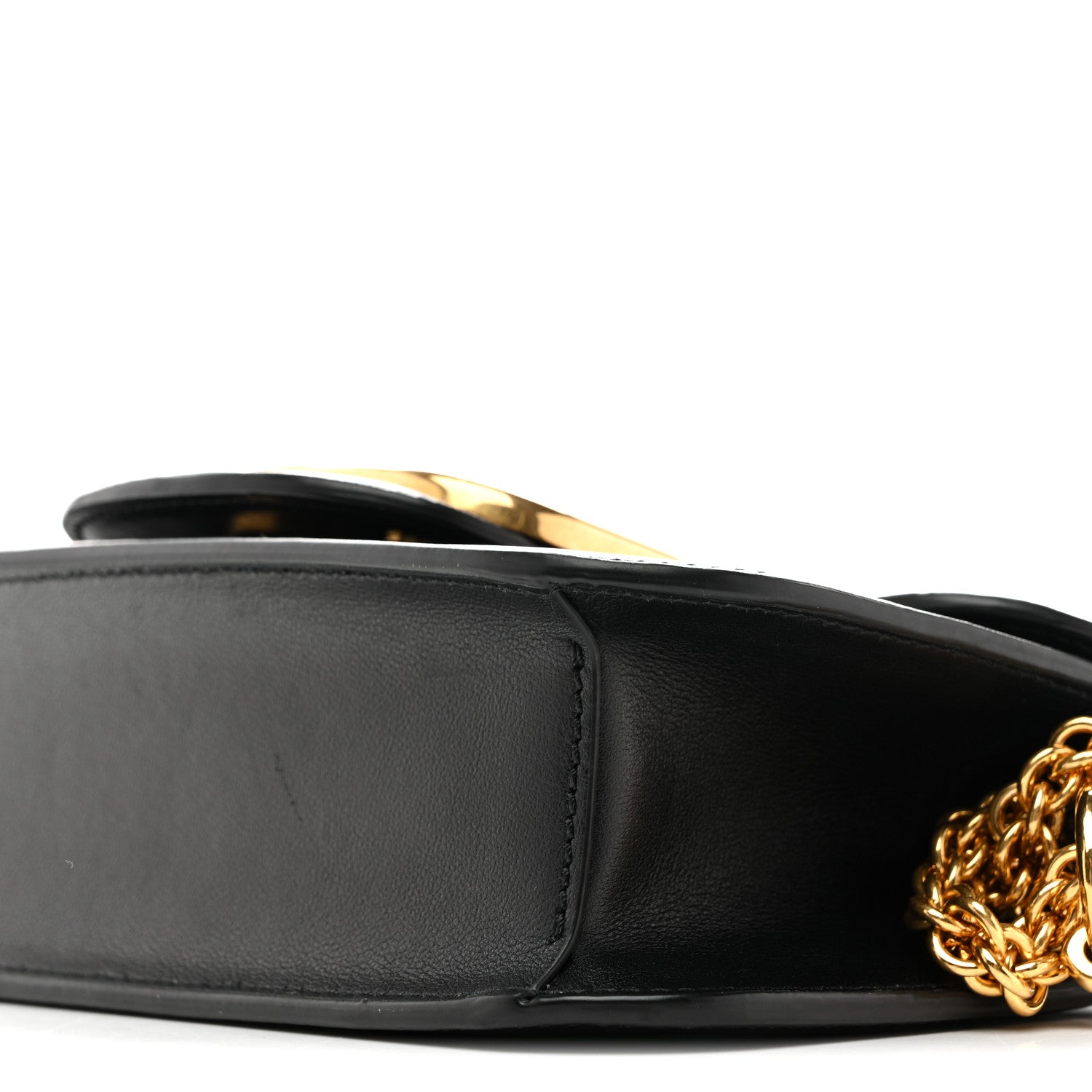 Valentino Garavani Calfskin Vlogo Small Loco Shoulder Bag Black 9 of 11