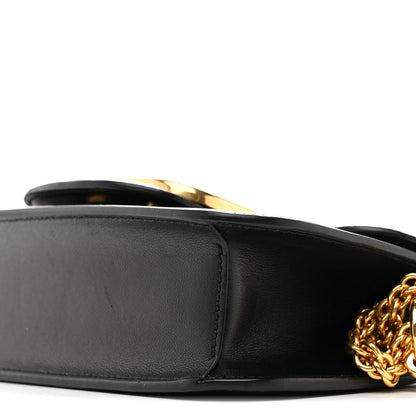 Valentino Garavani Calfskin Vlogo Small Loco Shoulder Bag Black 9 of 11
