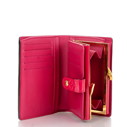 Louis Vuitton Vernis French Purse Wallet Rose Indien 5 of 7