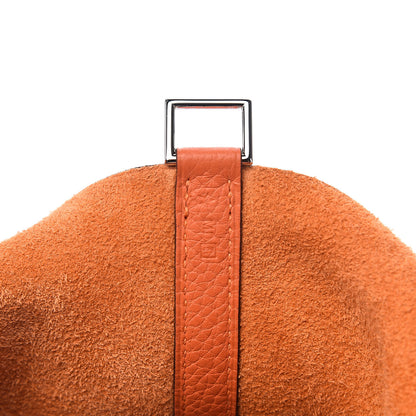 Hermes Taurillon Clemence Picotin Lock 18 PM Orange 7 of 11