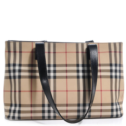 Burberry House Check Medium Tote Black 1 of 7