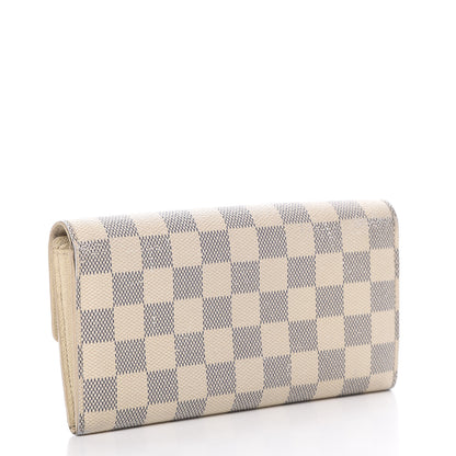 Louis Vuitton Damier Azur Sarah Wallet 3 of 18