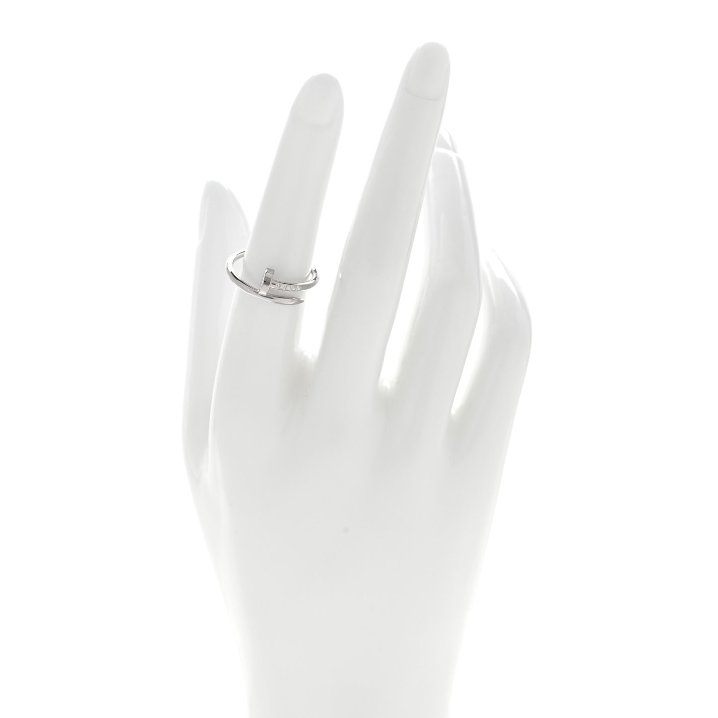 18K White Gold Juste Un Clou Ring 51 5.75