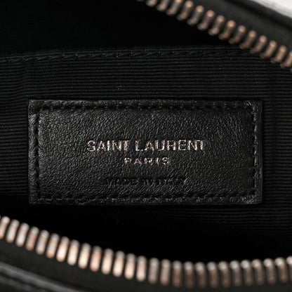 Saint Laurent Calfskin Matelasse Monogram Lou Camera Bag Black 6 of 11